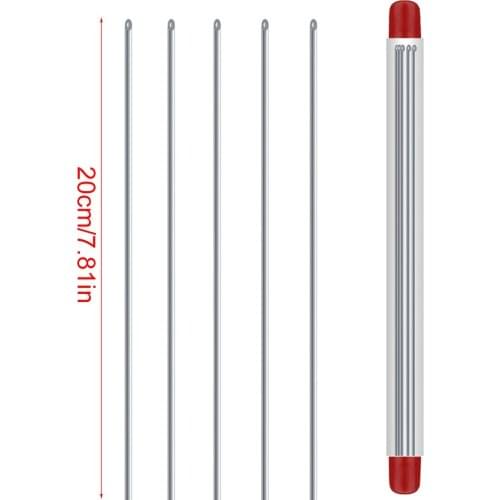 Quick Earthworm Hooking Needle Stainless Steel Pins Fishing Tools Bait Hooks No-Escaping 20cm