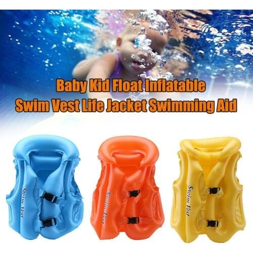 Children Kids Float Inflatable Swimming Life Vest Water Safety Rescue Jacket Kids Swimming Life Vest