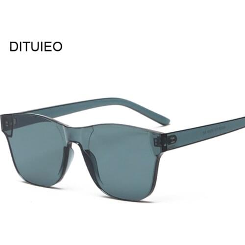 DITUIEO Women's Sunglasses Transparent Glasses