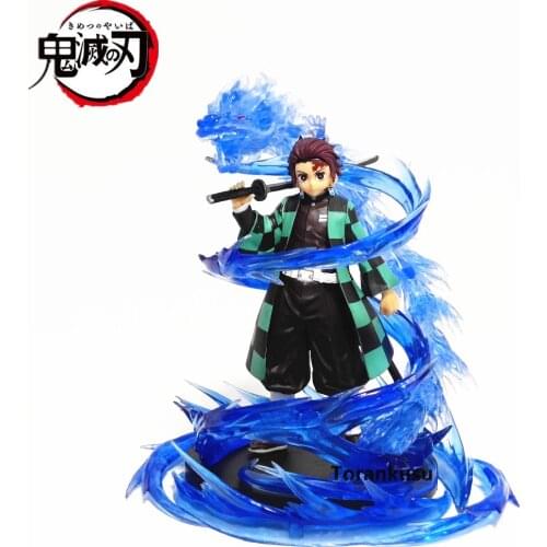 Demon Slayer PVC Action Figures Kamado Tanjirou Tenth Style The Dragon of Change Anime Kimetsu no Yaiba Figurine DIY Model Toys