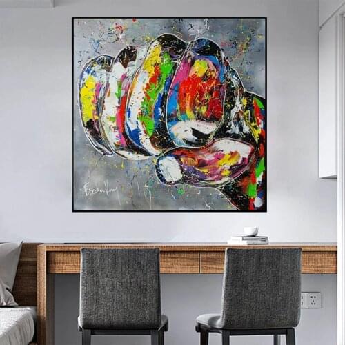 Graffiti Powerful Fist 5D Abstract Diy Diamond Embroidery Mosaic Picture Full Diamond Painting Home Decor Drop ShippingZP-4826