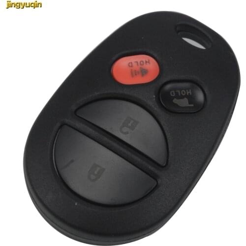 Jingyuqin 4 Buttons New Remote Car Key Shell Fob for Toyota Sienna Van Car-styling Keyless Entry Key Case