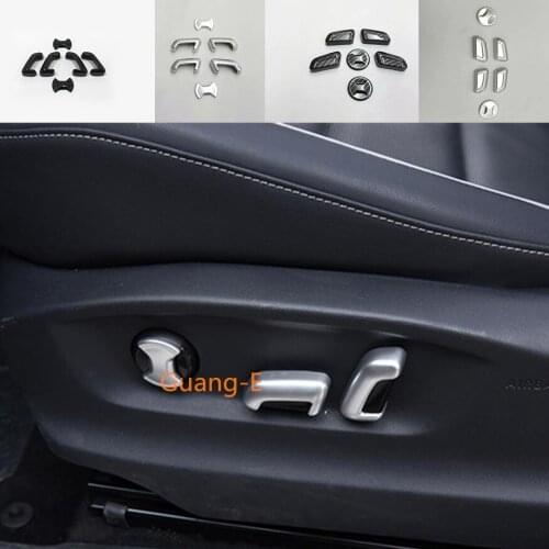 Car seat adjustment knob button switch cover frame button sticker for VW Teramont Magotan 2016-2019 & CC Sagitar T-Roc 2018-2019
