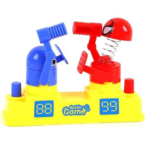 Mini Double Battle Doll Toys Kids Game Parent-Child Interactive Hammer Hiding Games Children Early Education Decompression Toys