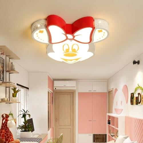 Cartoon Baby Boy Childrens Kids Room Led Light Animal Cute Child Bedroom Ceiling Lamp Nursery Lighting Children Lamp Ceiling