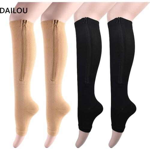 Spring Summer New Compression Socks Women Solid Color Open Toe Pressure Socks Sports Running Cycling Basketball Happy Socks Men