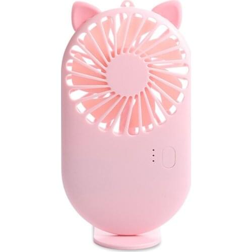 Portable Mini Fan Handheld Fan Home Office Desk Speed Adjustable USB Rechargeable Fan Air Cooler Outdoor Travel
