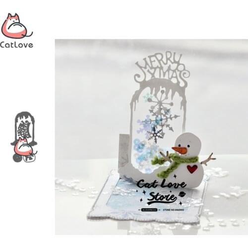 Christmas Snowman Series Metal Cutting Dies Scrapbooking Stencil Die Cuts Card Making DIY Craft Embossing New Dies For 2019
