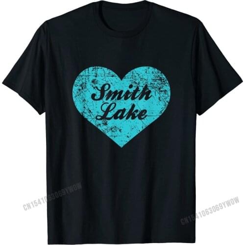 I Love Smith Lake Shirt, Alabama Camping Gift Mens Fitted 3D Printed T Shirt Cotton T Shirts Unique