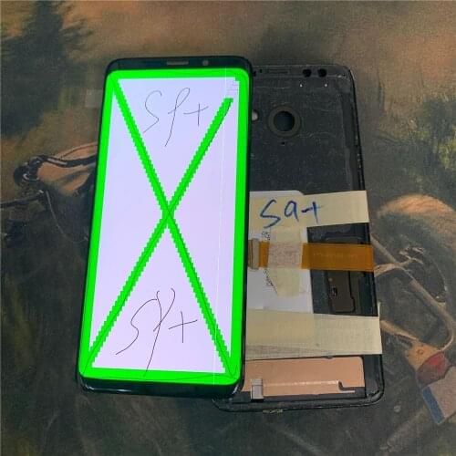 Super AMOLED Yellow Defect For Samsung S9+ G965F LCD Display Touch Screen Digitizer For Samsung S9 Plus G965W G9650 G965 Use LCD