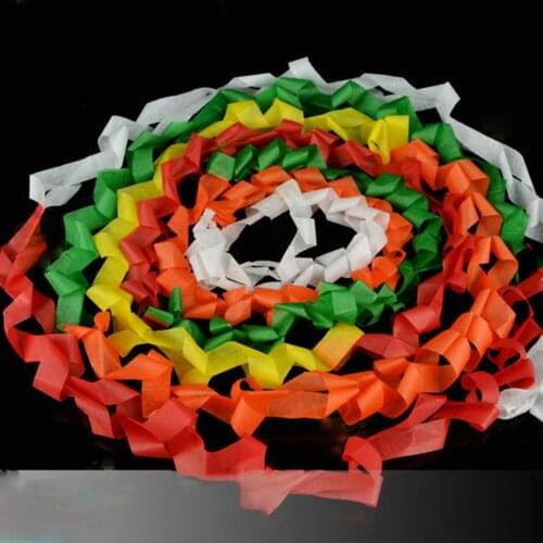 12 Coils/Lot Multicolored Mouth Paper Magic Tricks Colorful Mouth Coils Magic Prop Magician Supplies Illusion Magic Toys G8100
