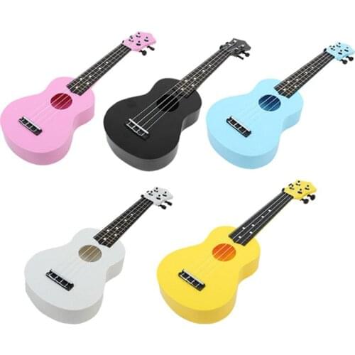 21 Inch Colorful Acoustic Ukulele 4 Strings Small Guitar Children Instrument M5TC