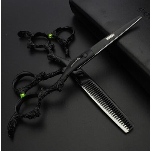 6.0"Sale Purple diamond Japanese Hair Scissors Cheap Hairdressing Scissors Shears Hairdresser Shaver Haircut scissors