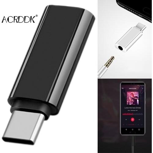 Type C to 3.5mm Audio Adapter for DJI Osmo Pocket External Microphone DF