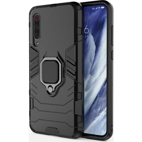 For Xiaomi Mi 9 Case For Xiaomi Mi 9 Pro Luxury Ring Back Cover Stand Armor ShockProof Case For Xiaomi Mi 9Pro 5G Mi9 Phone Case