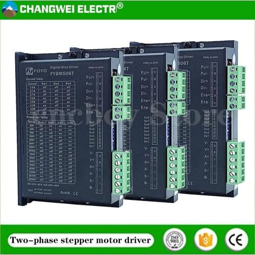 Digital stepper motor driver (two-phase)-FYDM506T NEMA23/34 stepper motor controller DC24V-50V brand new