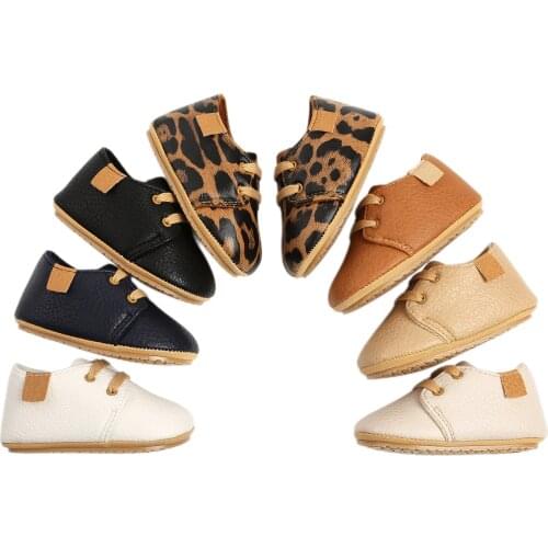 Toddler First Walker Baby Shoes Boy Girl Classical Sport Soft Sole PU Leather Multi-Color Crib Baby Moccasins Casual Shoes