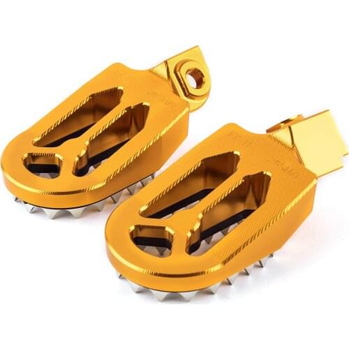 For KTM 85cc-530cc ALL 2005-2015 CNC Motocross Foot Peg Foot Rests Pedal Footpeg Footrests Motorcycle Dirt Bike Spare Parts