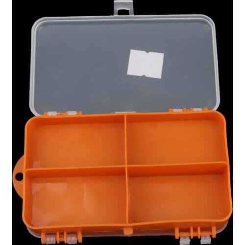 Double Side Waterproof Fishing Tackle Box Fish Lure Baits Hooks Storage Case