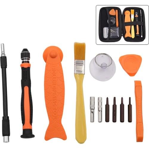 14-In-1 Precision Screwdriver Kit Torx Bit Magnetic Bits Opening Pry Bar Cell Phone Laptop Repair Hand Tools Set