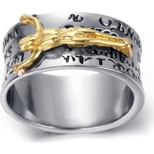 New titanium steel jewelry boys fashion ring