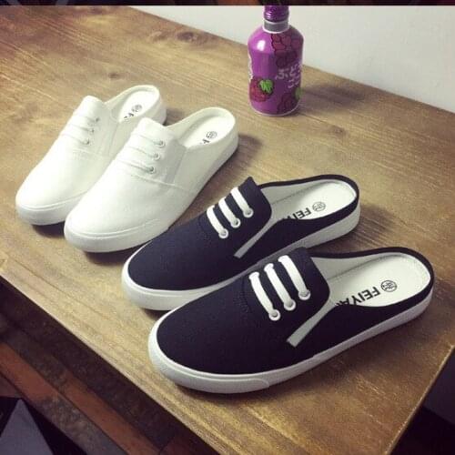 New Canvas Slippers Mens Spring Summer Breathable Slippers Shoes Fashion Mens Womens Shoes