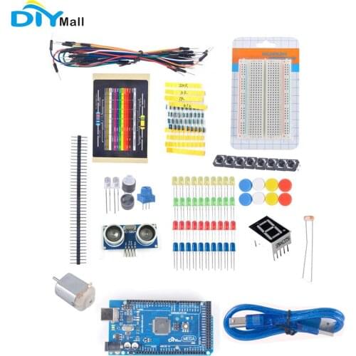 DIYmall 2560 R3 Beginner Learning Kit for Arduino Starter Kits LED Set Xmas Gift Experiment