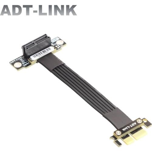 PCIE4.0 Graphics Flat Riser Cable PCI Express Riser Card Gen4 PCI-E X1 Extension Cable Vertical For PC Case Motherboard Extender