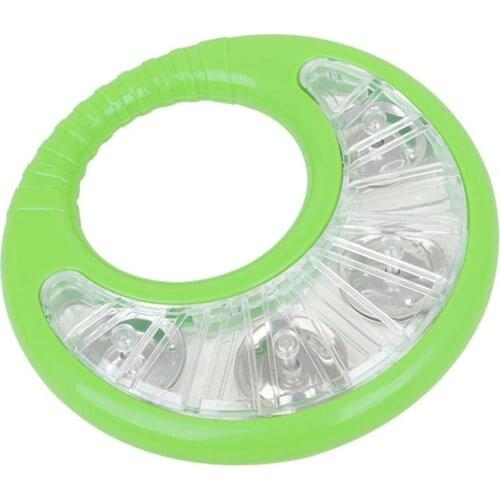 Plastic Mini Handbells Tambourine Toy Hand Tambourines for Kids Rattle Percussion Orff Musical Instruments Kids Gift