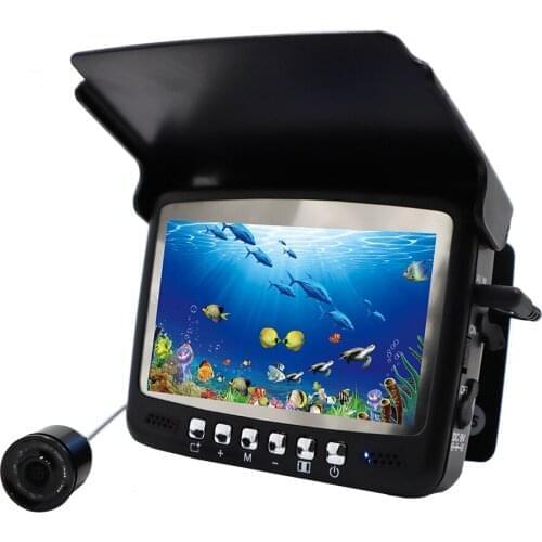 Fish Finder 15M Fishing Camera 4.3 Inch Underwater 8pcs Infrared Lamp Camera Lights Off Function Fishfinder IP68 Waterproof