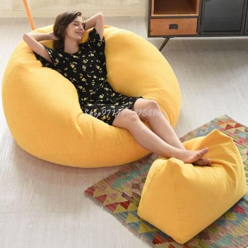 Yapi Lazy Sofa Bean Bag Bedroom Balcony Small Apartment Single Sofa Lazy Chair Net Red Tatami Seat