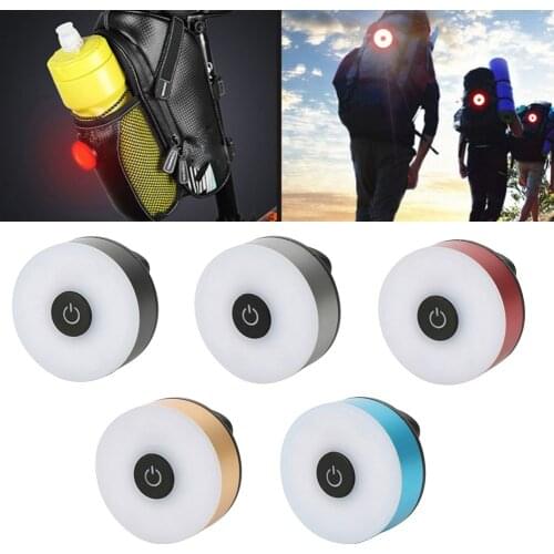 Mini LED Bicycle Tail Light Usb Charging Bike Lights IPX5 Safety Warning Light 16LED Cycling Taillight Bike Rear Light Accessory