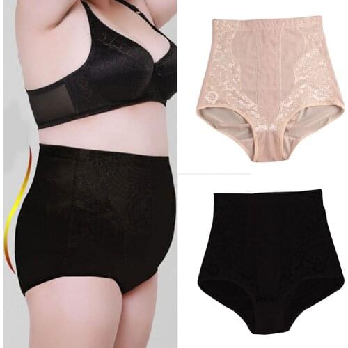 Women Waist Trainer Panties Tummy Control Shaper High Waist Slimming Shapewear -OPK