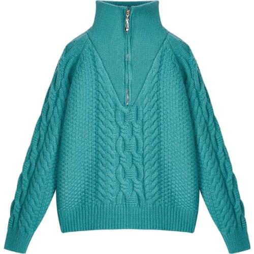 Vintage Long sleeve ladies Candy Color fashion spring sweaters female cloths wholesale