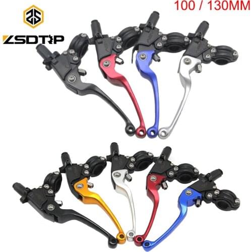 ZSDTRP Clutch Lever Aluminum 22mm Handlebar for Motorcycle ATV Left Side High Quality Brake Motorcycle Accessories