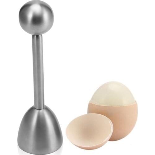 1PC Egg Topper Shell Cutter Opener Boiled Raw Egg Open Kitchen Stainless Steel Tool [4]