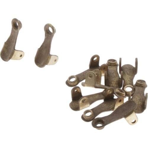 10x Water Key/Spit Valve Saddle Holder Trumpet Parts Copper Tube Flute Accs