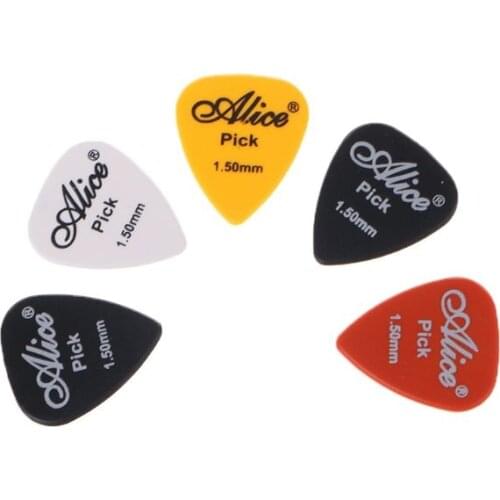 5 x GUITAR PICKS PLECTRUM Plec ELECTRIC ACOUSTIC BASS Assorted Colours E56D