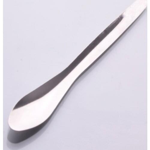 5pcs Single-headed stainless steel medicine spoon,Length 10cm/12cm/14cm/16cm/18cm/20cm,Stainless steel reagent spoon