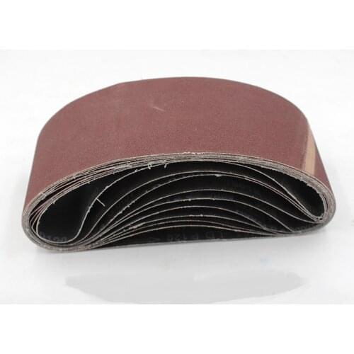 6 pieces P60 P180 P400 Assorted 533*75mm Sanding Band 3" * 21" Sanding Screen For Belt Sander
