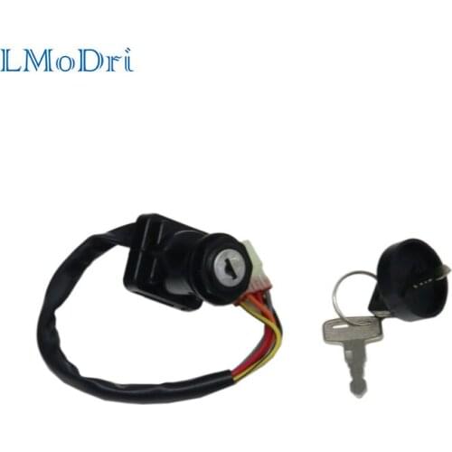 LMoDri Motorcycle Accessories ATV Suitable for Suzuki LTA400 LTA400FC LTA400F 02-07 Electric Door Lock Ignition Switch Scooter