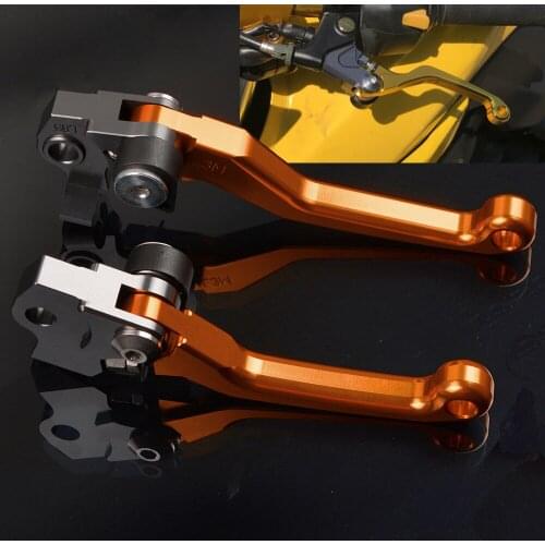 Motormike CNC Aluminum Dirt Bike Motorcycle Pivot Brake Clutch Levers Handle Grips for HUSQVARNA TC125 TC250 TE125 TC TE 125 250