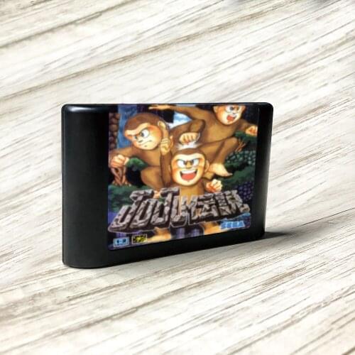 JuJu Densetsu Toki - Japan Label Flashkit MD Electroless Gold PCB Card for Sega Genesis Megadrive Video Game Console