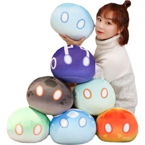Animation Peripheral Creative Slime Pillow Cushion Game Peripheral Dumpling Pendant Doll Two-dimensional Pillow Childrens Toys