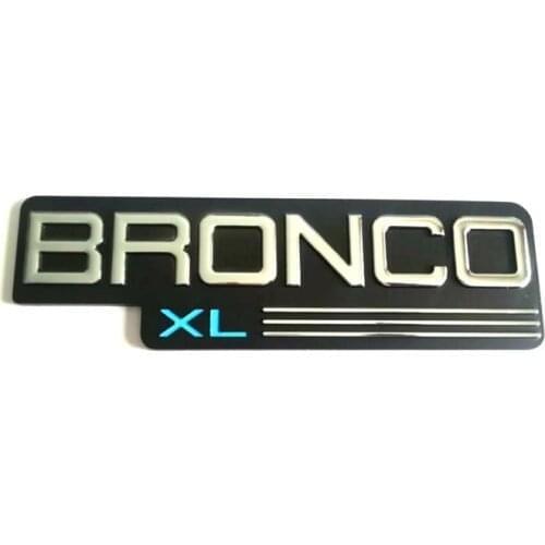 ABS Plastic BRONCO XL Car Sticker Emblem Badge Embleme Emblema