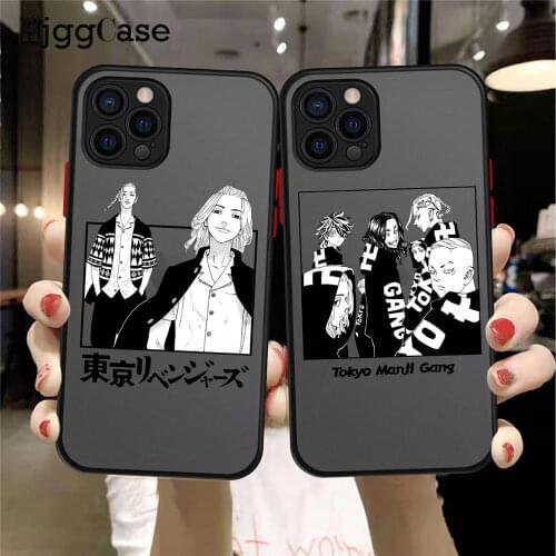 Tokyo Revengers Phone Case For IPhone 12 11 Pro Max X XR XS Max 7 8 Plus Candy Color Coque Funda Anime Matte case PC Back Cover