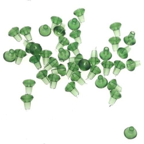 HXY 100pcs/pack Soft Carp Fishing Hook Bait Stopper Beads Hair Rig Stops Boilie Holder Chod Ronnie Pop Up Tackle Accessories