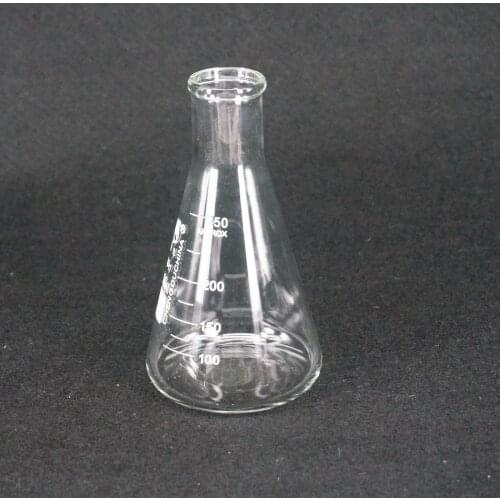 250ml Narrow Neck Borosilicate Glass Conical Erlenmeyer Flask For Chemistry Laboratory