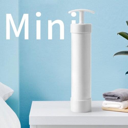 Mini Manual Air Pump for Vacuum Bag Storage Bag Air Mattress Boat Foldable Compressed Organizer Space Saving Seal Packet