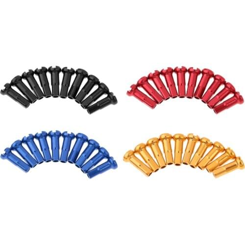 10 Pack Spoke Nipples Ends for Mountain Road Bikes 14 G Spokes Protector Guards